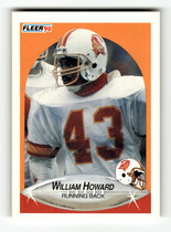 1990 Fleer Base Set #349 William Howard