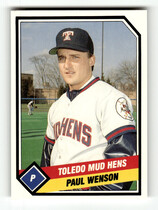 1989 CMC Toledo Mud Hens #8 Paul Wenson