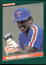 1986 Donruss Rookies #52 Ruben Sierra