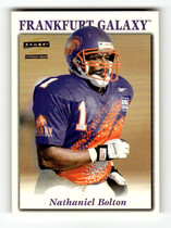 1996 Score WLAF #13 Nathaniel Bolton