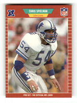 1989 Pro Set Base Set #125 Chris Spielman