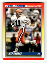 1990 Score Base Set #634 Jeff George