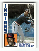 1984 Topps Base Set #212 Broderick Perkins