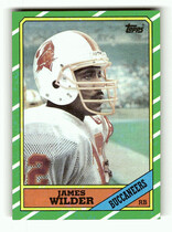 1986 Topps Base Set #375 James Wilder