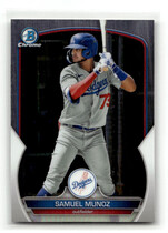 2023 Bowman Chrome Prospects #BCP-80 Samuel Munoz