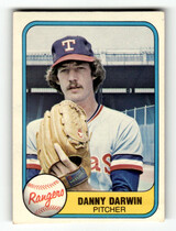 1981 Fleer Base Set #632 Danny Darwin