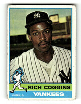 1976 Topps Base Set #572 Rich Coggins