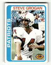 1978 Topps Base Set #485 Steve Grogan