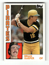 1984 Topps Base Set #144 Brian Harper