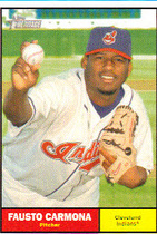 2010 Topps Heritage #34 Fausto Carmona