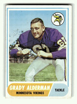 1968 Topps Base Set #3 Grady Alderman