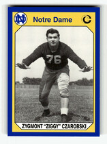 1990 Collegiate Collection Notre Dame 200 #159 Ziggy Czarobski