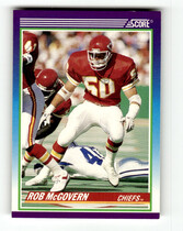 1990 Score Base Set #496 Rob McGovern