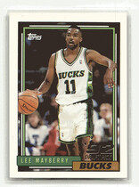 1992 Topps Base Set #390 Lee Mayberry