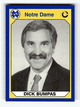 1990 Collegiate Collection Notre Dame 200 #136 Dick Bumpas