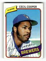 1980 Topps Base Set #95 Cecil Cooper