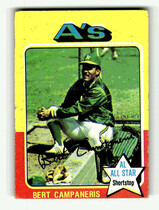 1975 Topps Base Set #170 Bert Campaneris