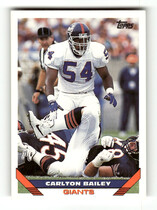 1993 Topps Base Set #414 Carlton Bailey