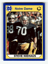 1990 Collegiate Collection Notre Dame 200 #55 Steve Niehaus