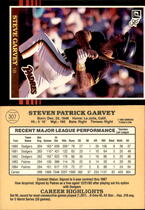 1985 Donruss Base Set #307 Steve Garvey