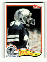 1982 Topps Base Set #326 Dennis Thurman