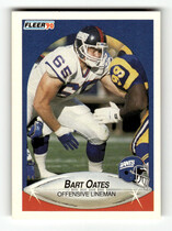 1990 Fleer Base Set #74 Bart Oates