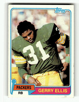 1981 Topps Base Set #291 Gerry Ellis