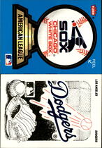 1987 Fleer Team Logo Stickers #25 White Sox