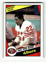 1984 Topps Base Set #356 Dwight Hicks