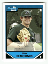2007 Bowman Prospects #BP56 Brian Henderson