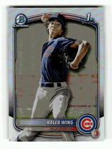 2025 Bowman Chrome Draft Refractor #BDC-131 Kaleb Wing