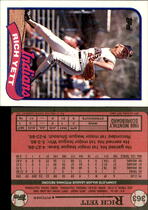 1989 Topps Base Set #363 Rich Yett