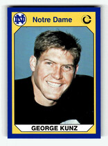 1990 Collegiate Collection Notre Dame 200 #7 George Kunz