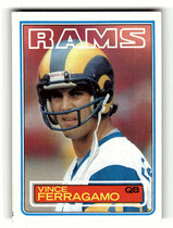 1983 Topps Base Set #90 Vince Ferragamo