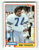 1981 Topps Base Set #320 Manu Tuiasosopo