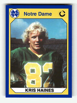 1990 Collegiate Collection Notre Dame 200 #95 Kris haines