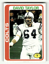 1978 Topps Base Set #261 David Taylor