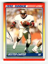 1990 Score Base Set #657 Dexter Carter