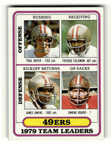 1980 Topps Base Set #526 San Francisco 49ers