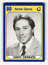 1990 Collegiate Collection Notre Dame 200 #88 Vinny Cerrato