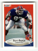 1990 Fleer Base Set #118 Scott Radecic