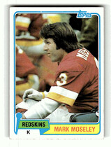 1981 Topps Base Set #145 Mark Moseley