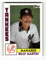 1984 Topps Base Set #81 Billy Martin