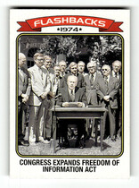 2023 Topps Heritage News Flashbacks #NF-9 Freedom Of Information Act