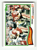 1982 Topps Base Set #8 81 NFC Championship