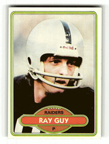 1980 Topps Base Set #310 Ray Guy