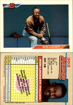 1992 Bowman Base Set #303 Ron Lockett