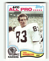 1982 Topps Base Set #190 Ted Hendricks