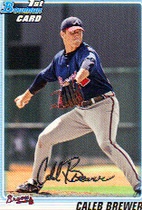 2010 Bowman Prospects #BP81 Caleb Brewer