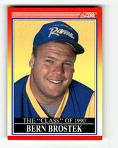 1990 Score Base Set #612 Bern Brostek